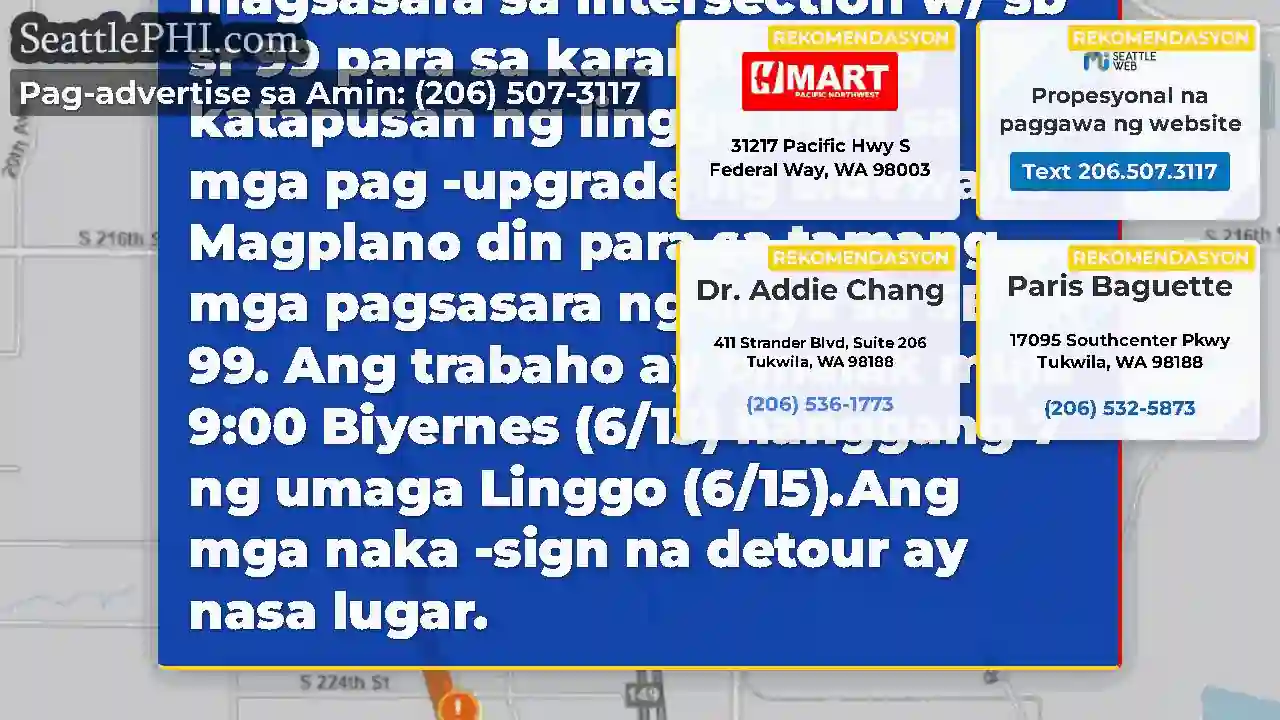 Ngayong gabi: Ang South 224th Street sa