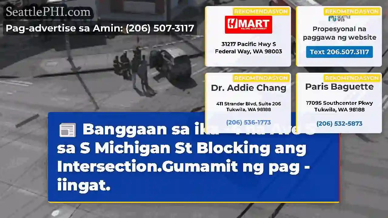 Banggaan sa ika -4 na Ave S sa S Michigan St