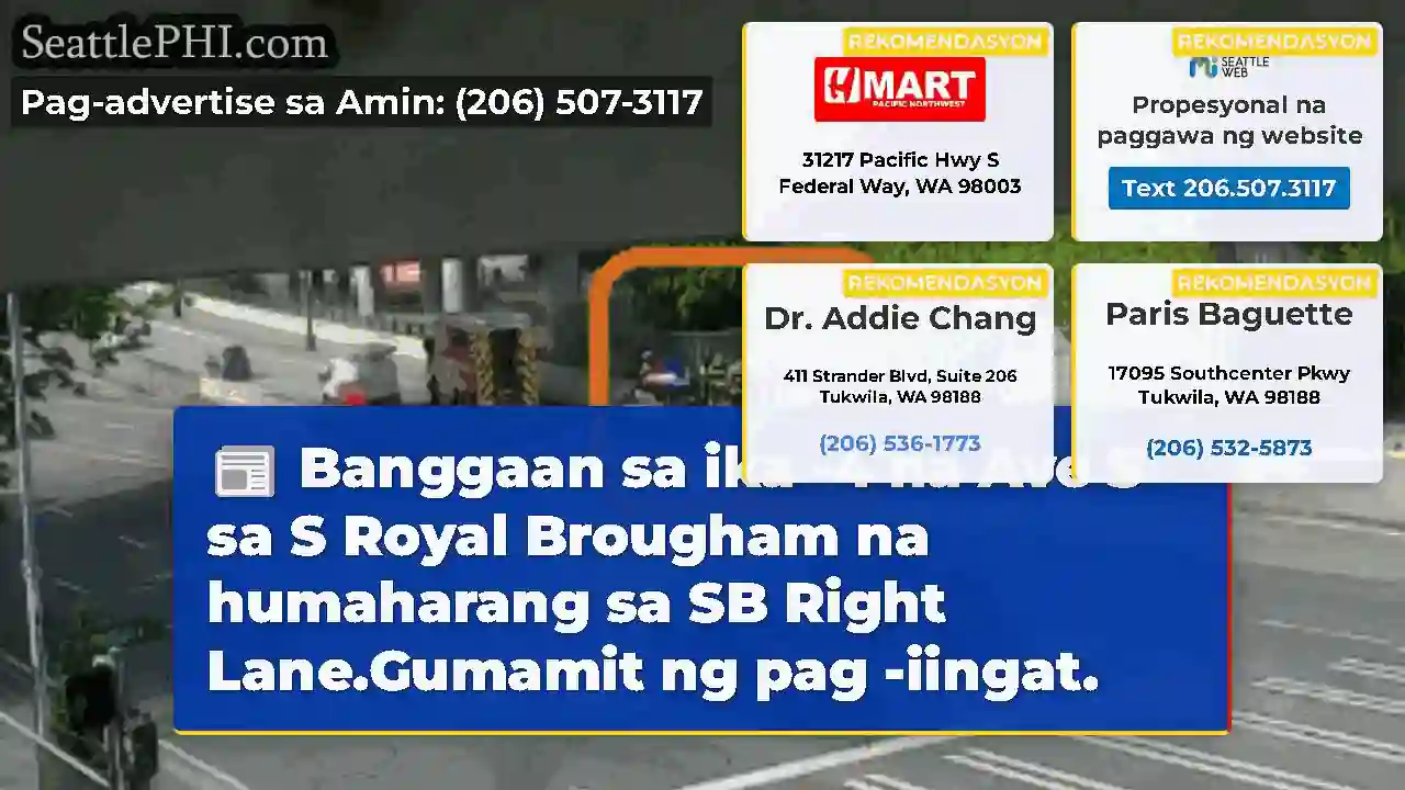 Banggaan sa ika -4 na Ave S sa S Royal Brougham