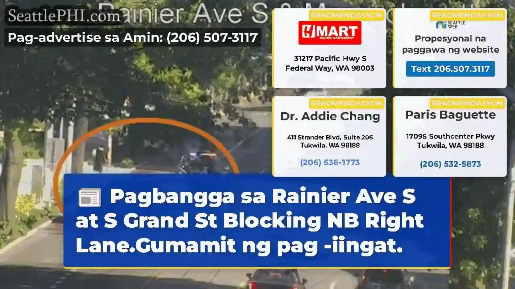 Pagbangga sa Rainier Ave S at S Grand St Blocking