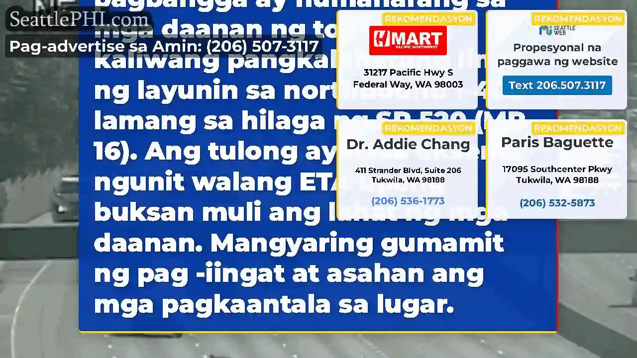 Nilinaw: Ang lahat ng mga daanan ay muling