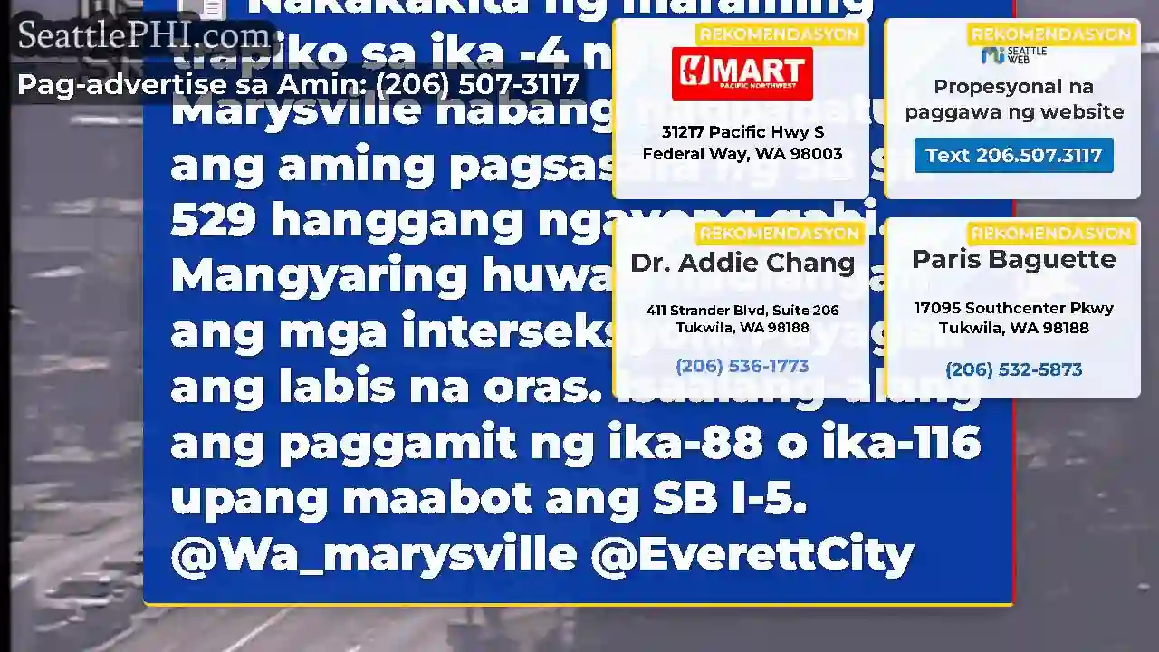 Nakakakita ng maraming trapiko sa ika -4 na ST sa