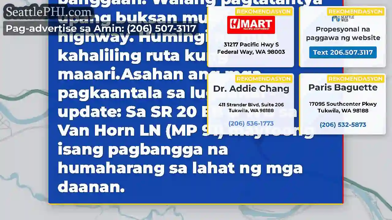 Update 1: Ang lahat ng mga linya ay naharang sa