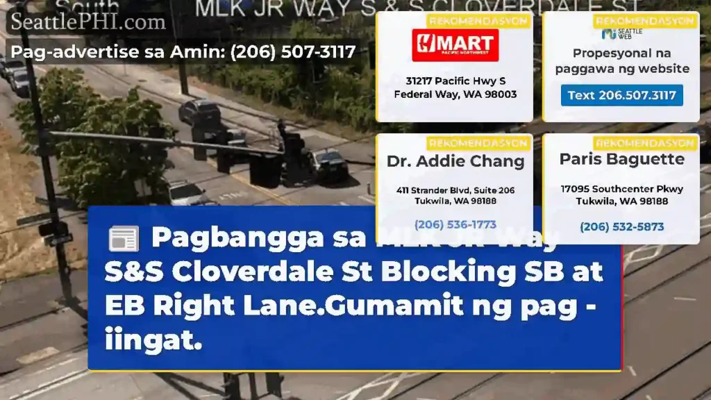 Pagbangga sa MLK JR Way S&S Cloverdale St