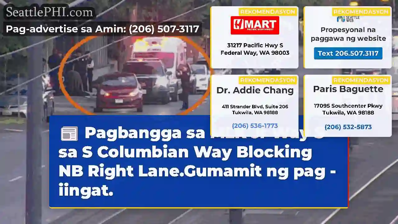 Pagbangga sa MLK Jr Way S sa S Columbian Way