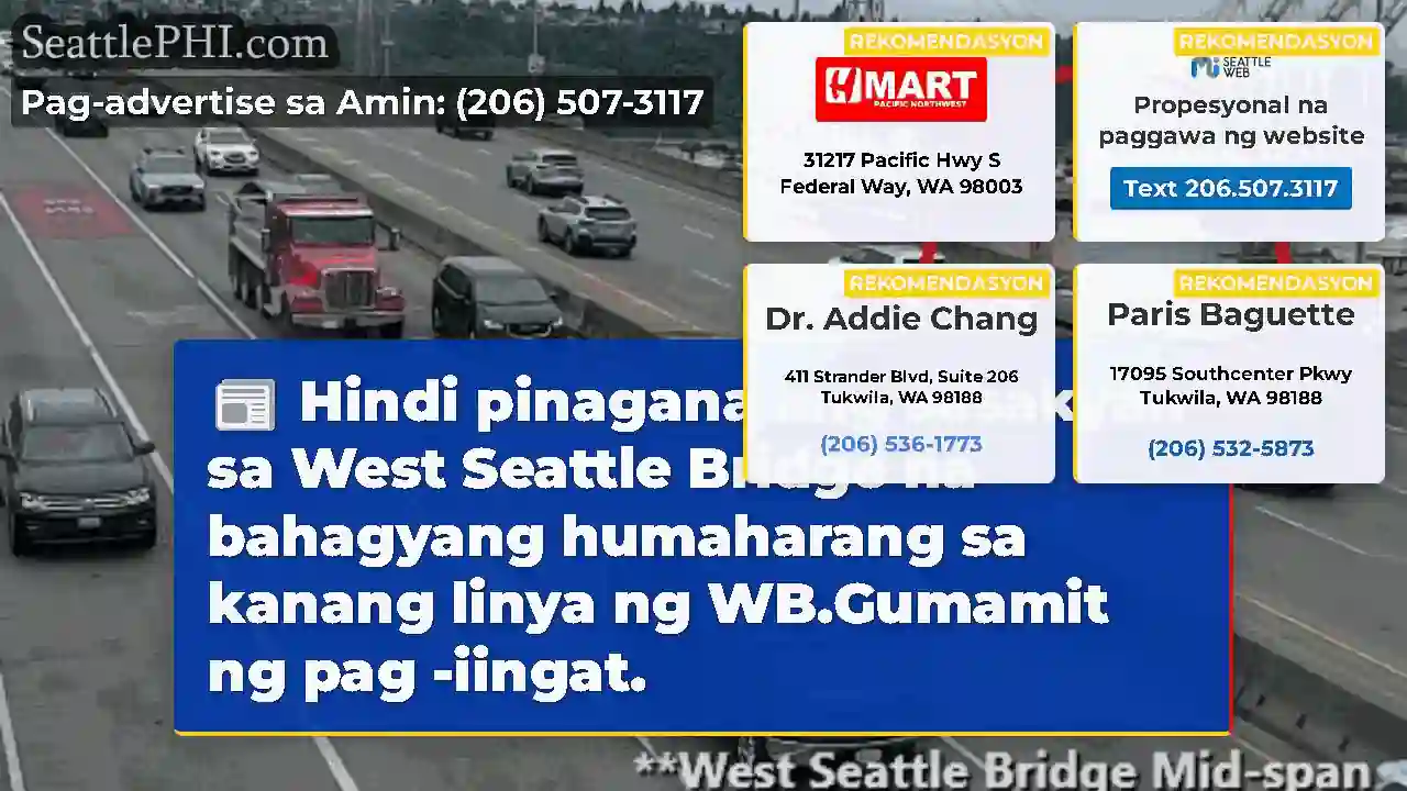 Hindi pinagana ang sasakyan sa West Seattle