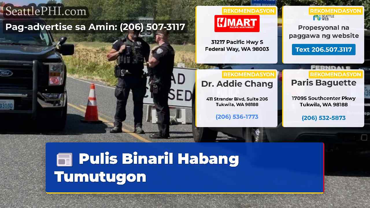 Pulis Binaril Habang Tumutugon