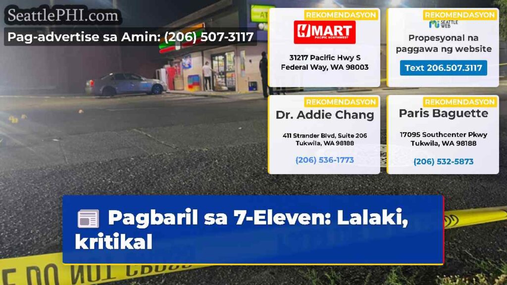 Pagbaril sa 7-Eleven: Lalaki, kritikal