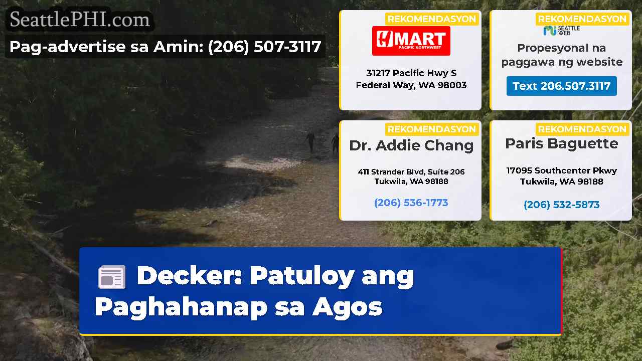 Decker: Patuloy ang Paghahanap sa Agos
