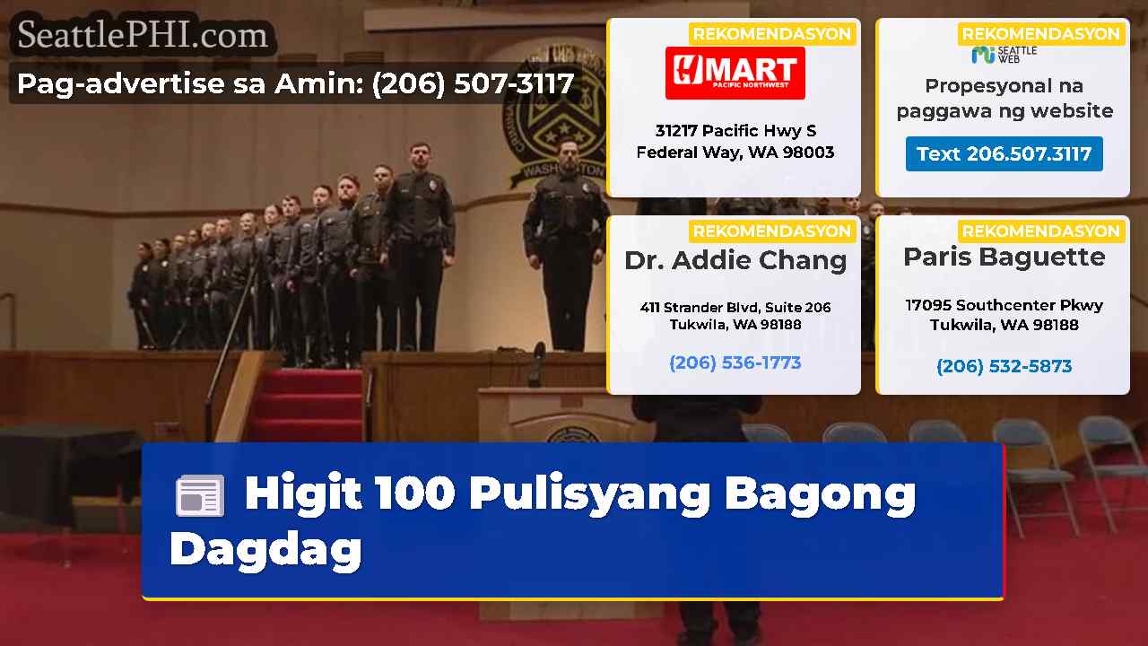 Higit 100 Pulisyang Bagong Dagdag