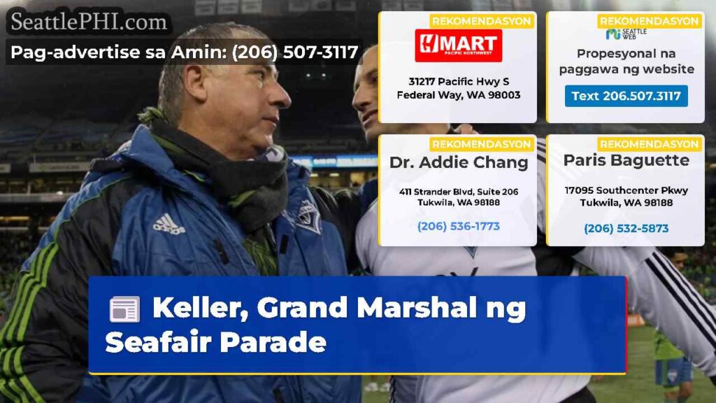 Keller, Grand Marshal ng Seafair Parade