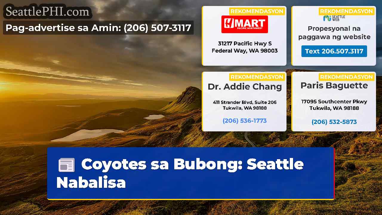 Coyotes sa Bubong: Seattle Nabalisa