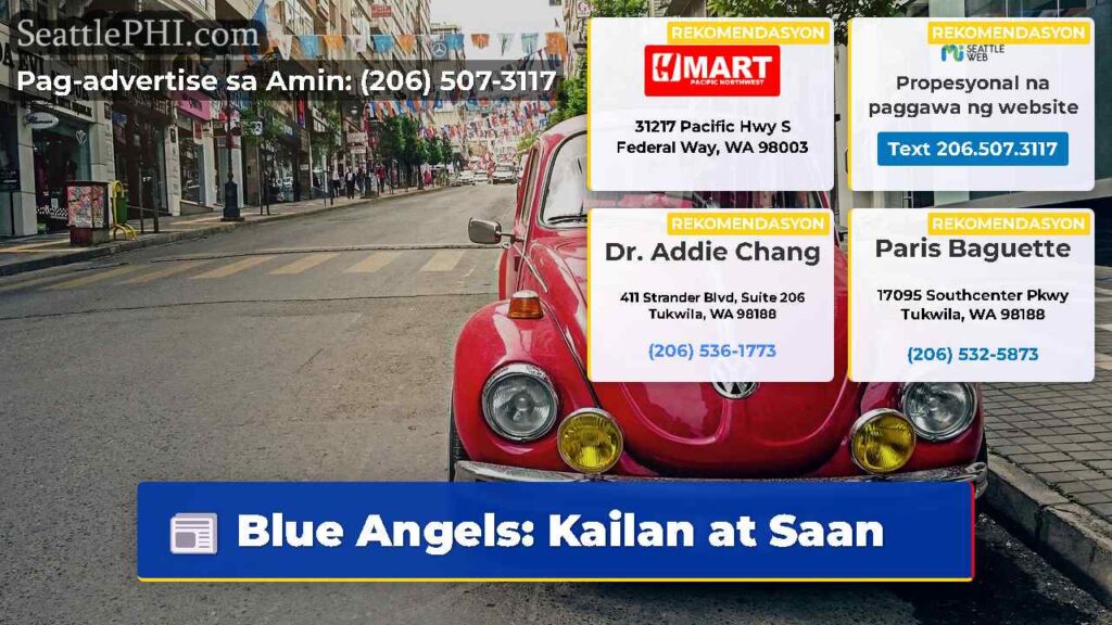 Blue Angels: Kailan at Saan