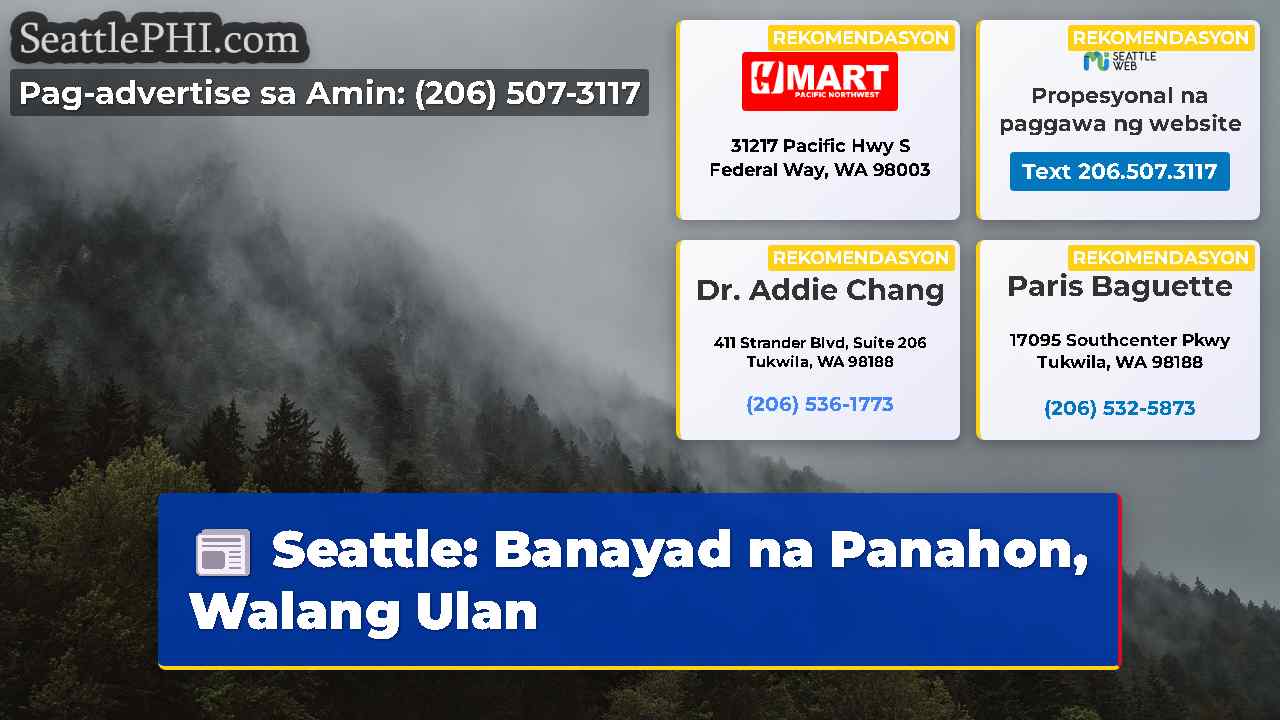 Seattle Banayad na Panahon Walang Ulan