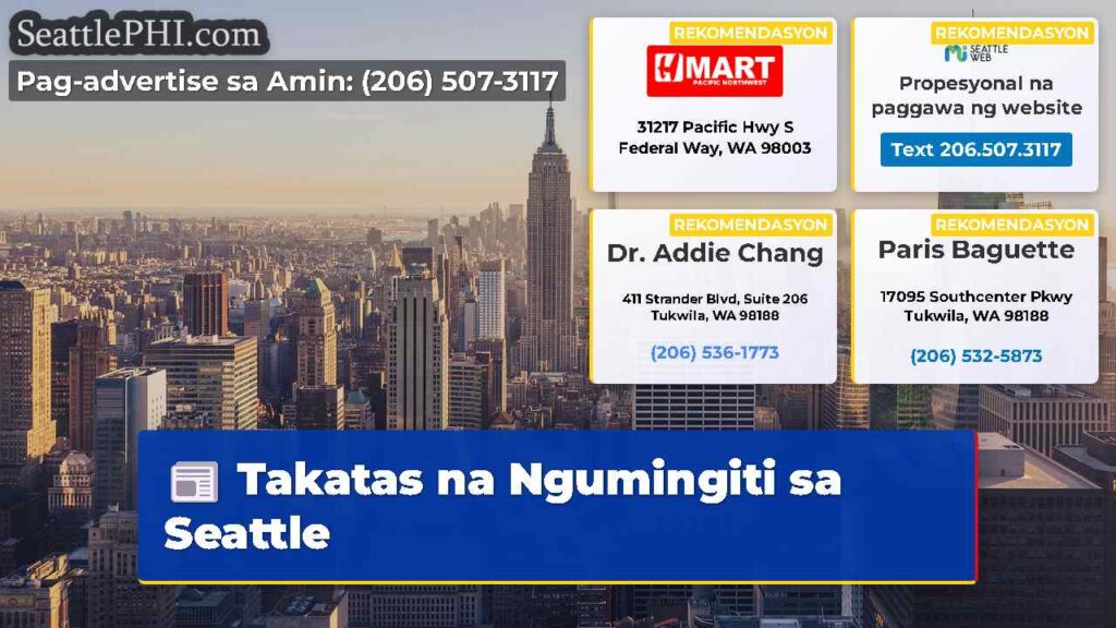 Takatas na Ngumingiti sa Seattle