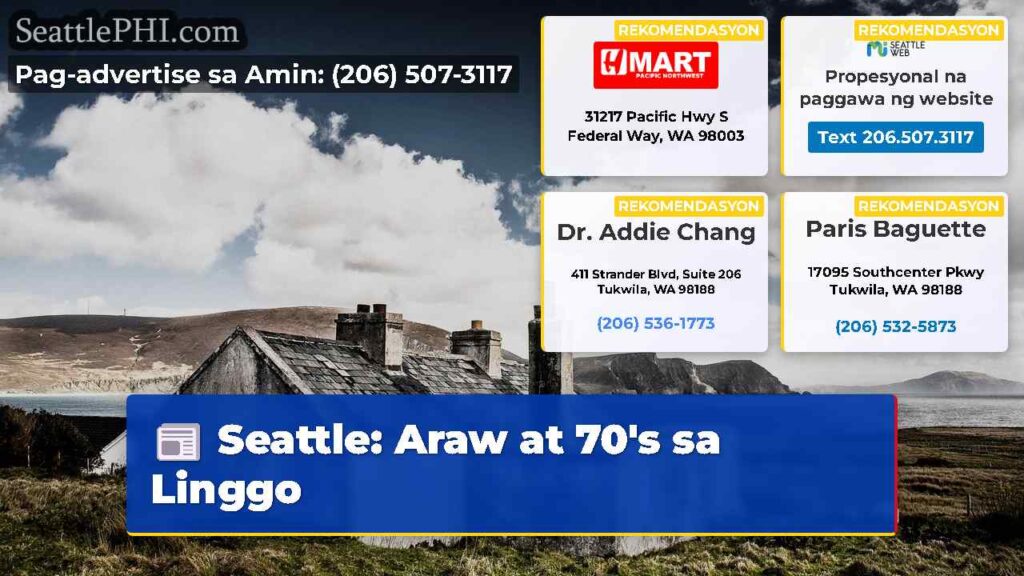 Seattle: Araw at 70's sa Linggo