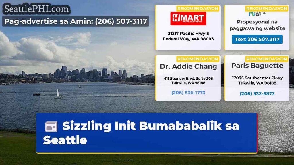 Sizzling Init Bumababalik sa Seattle