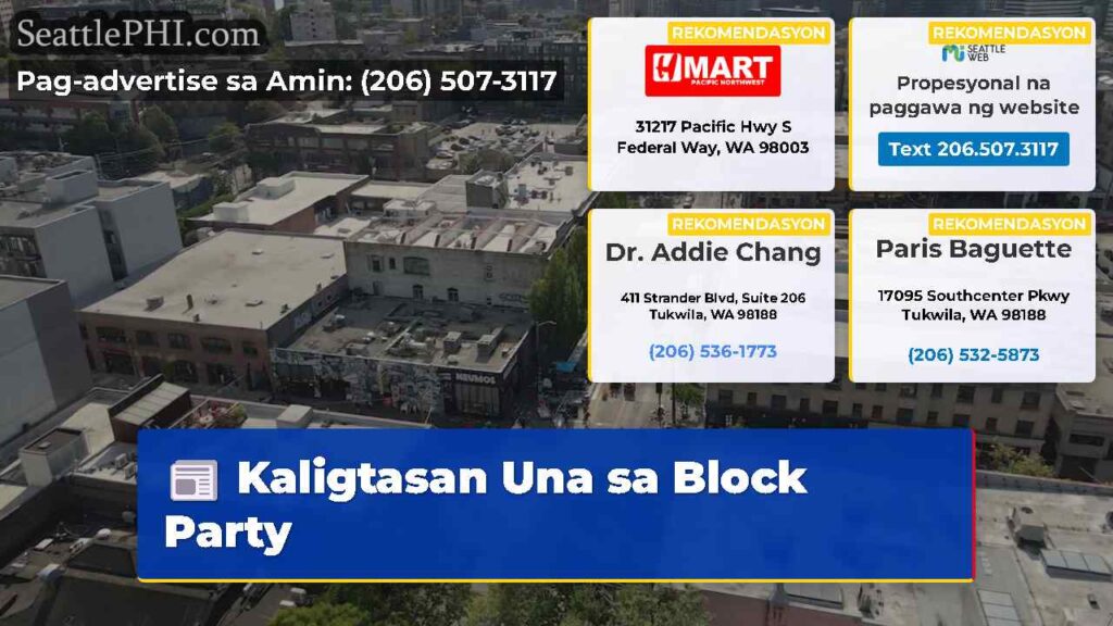 Kaligtasan Una sa Block Party