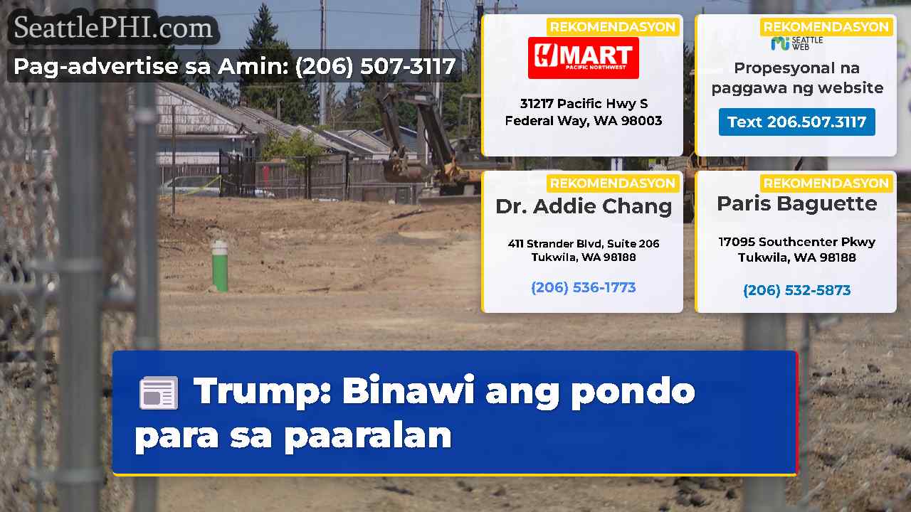 Trump: Binawi ang pondo para sa paaralan