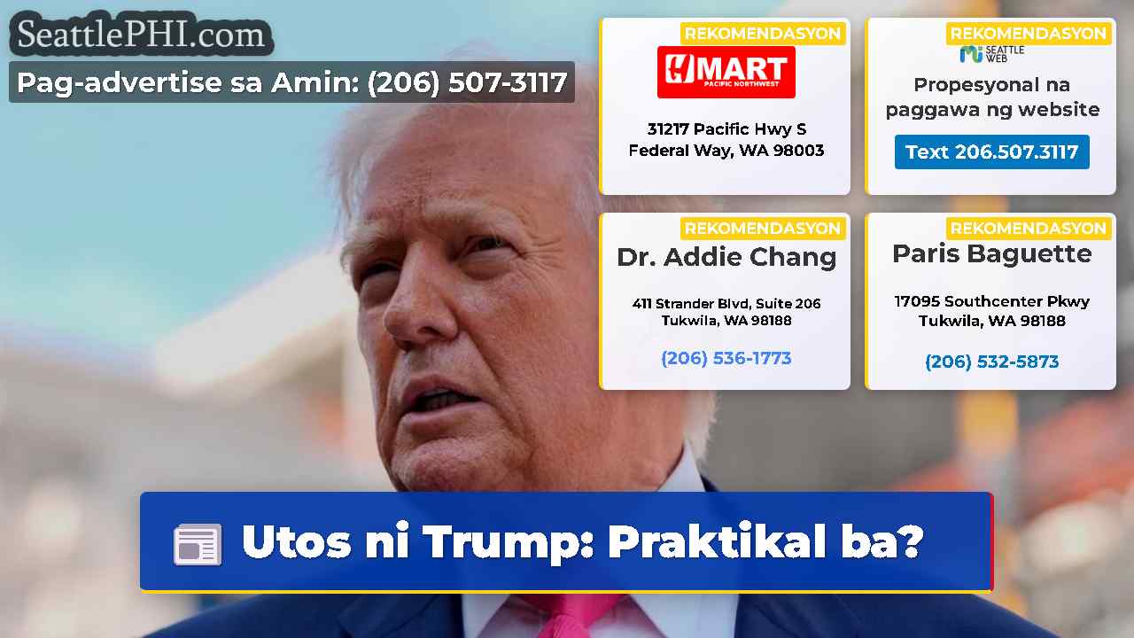 Utos ni Trump: Praktikal ba?