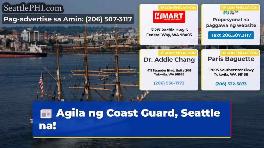 Agila ng Coast Guard, Seattle na!
