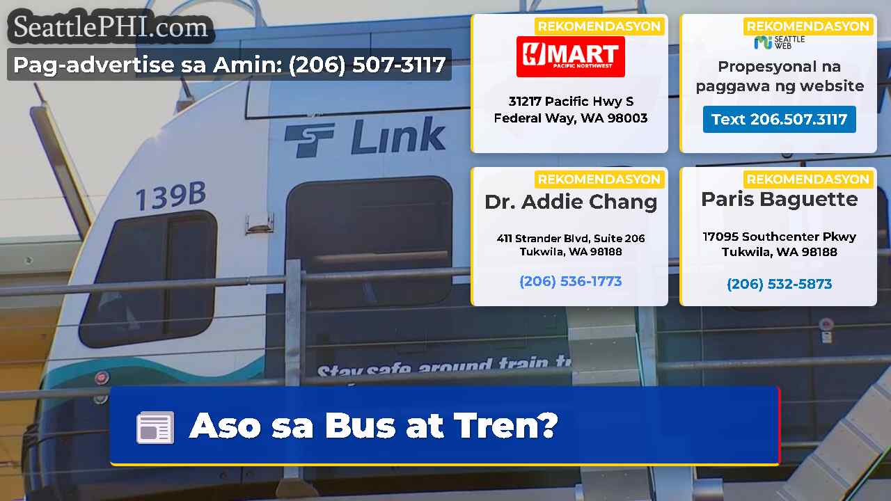 Aso sa Bus at Tren?