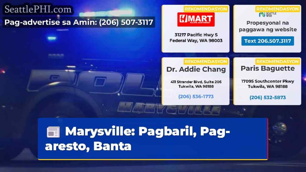 Marysville: Pagbaril, Pag-aresto, Banta