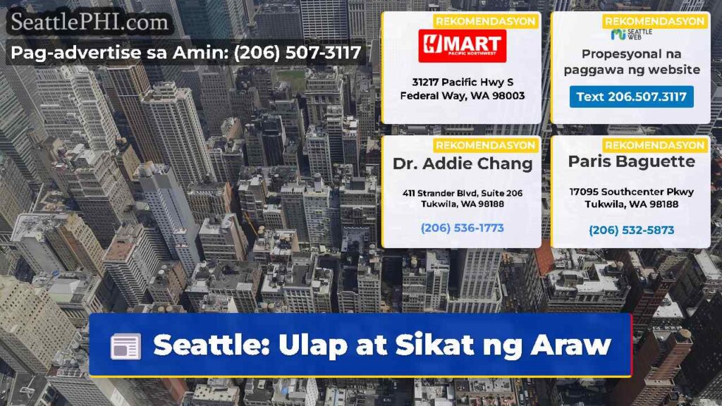 Seattle: Ulap at Sikat ng Araw