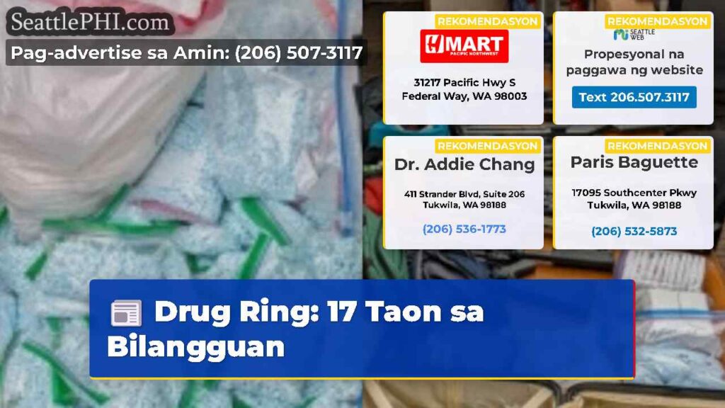 Drug Ring: 17 Taon sa Bilangguan