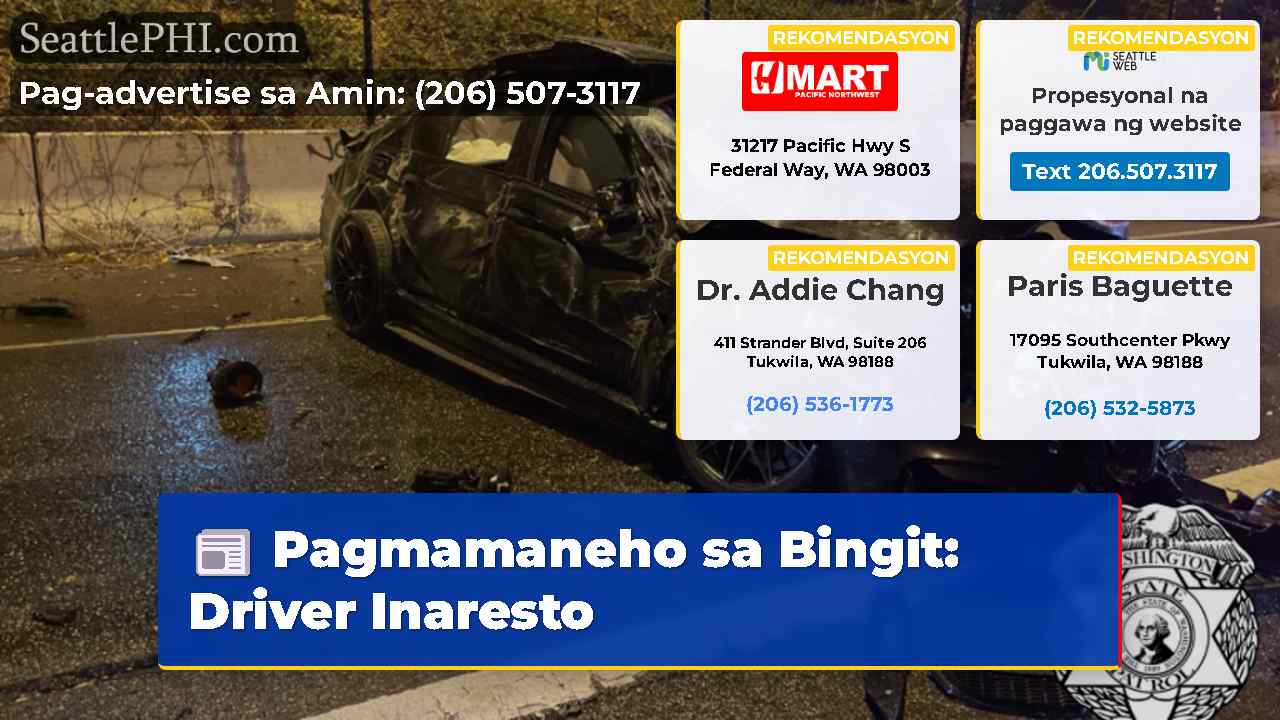 Pagmamaneho sa Bingit Driver Inaresto
