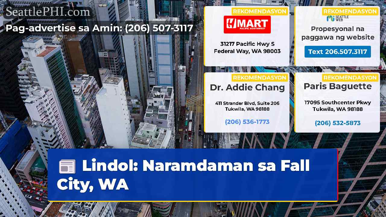 Lindol: Naramdaman sa Fall City, WA