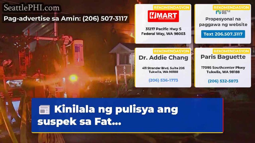 Kinilala ng pulisya ang suspek sa Fat...