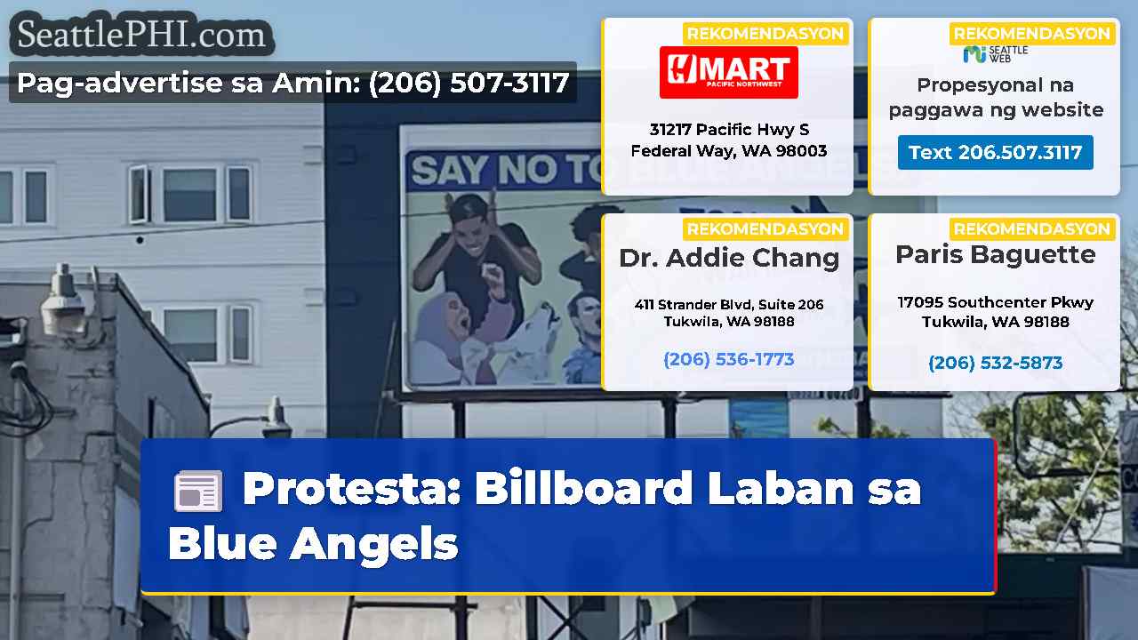 Protesta: Billboard Laban sa Blue Angels
