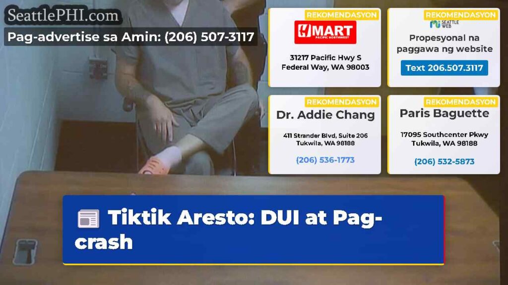 Tiktik Aresto: DUI at Pag-crash