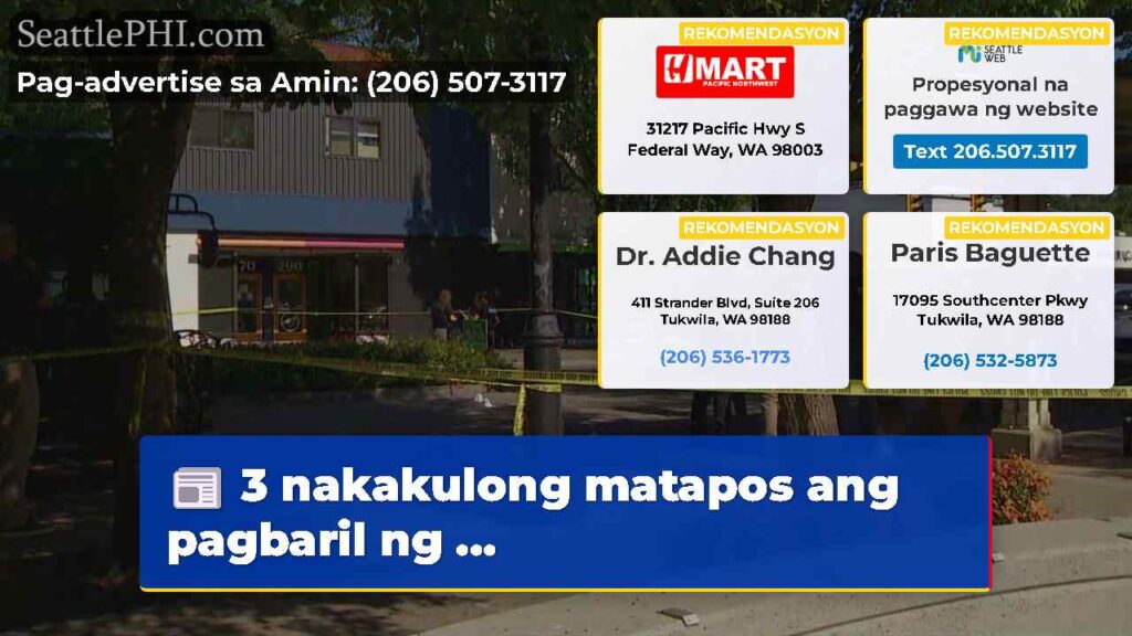 3 nakakulong matapos ang pagbaril ng ...