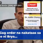 Gag order na nakataas sa kaso ni Brya…