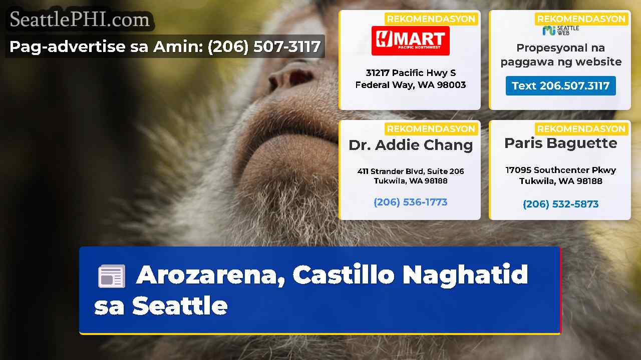 Arozarena Castillo Naghatid sa Seattle