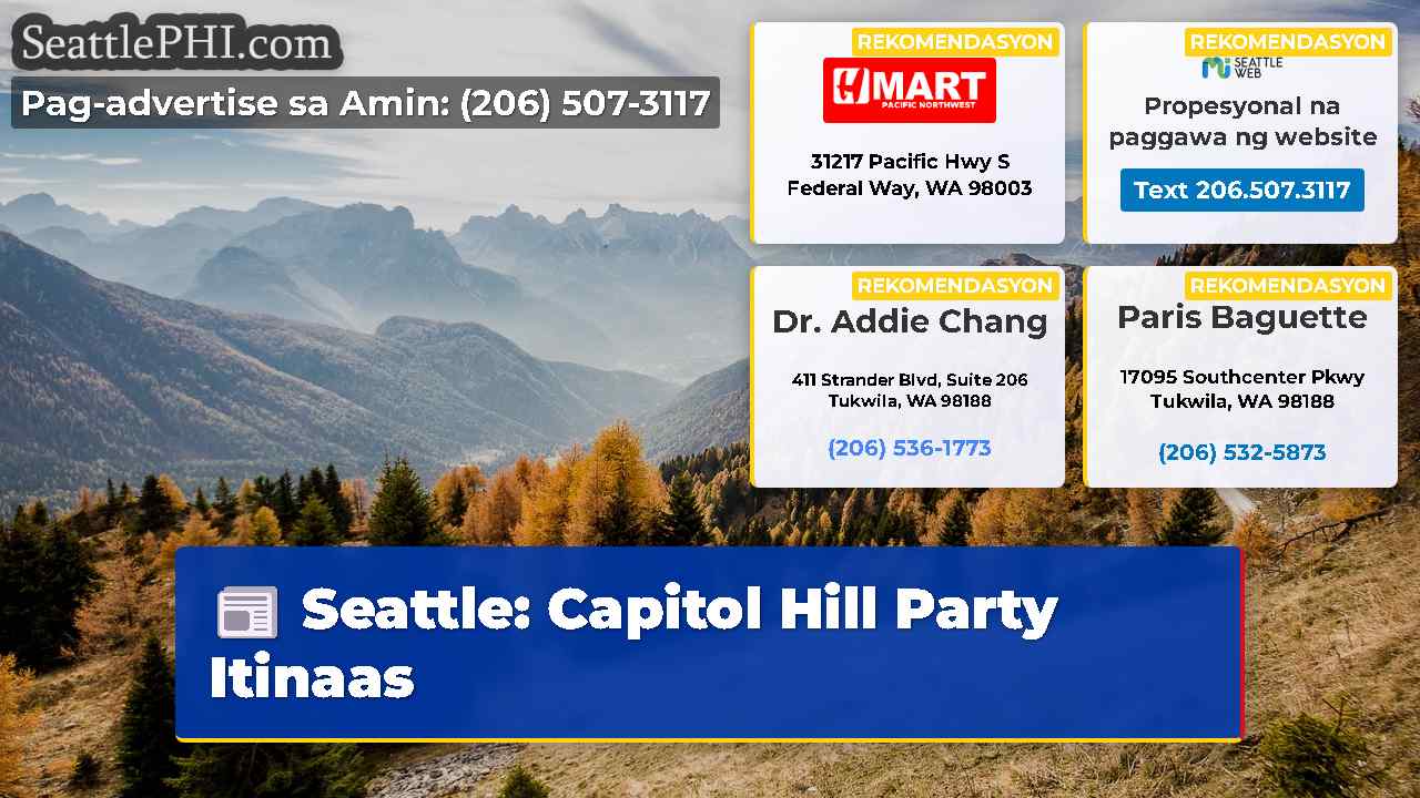 Seattle Capitol Hill Party Itinaas