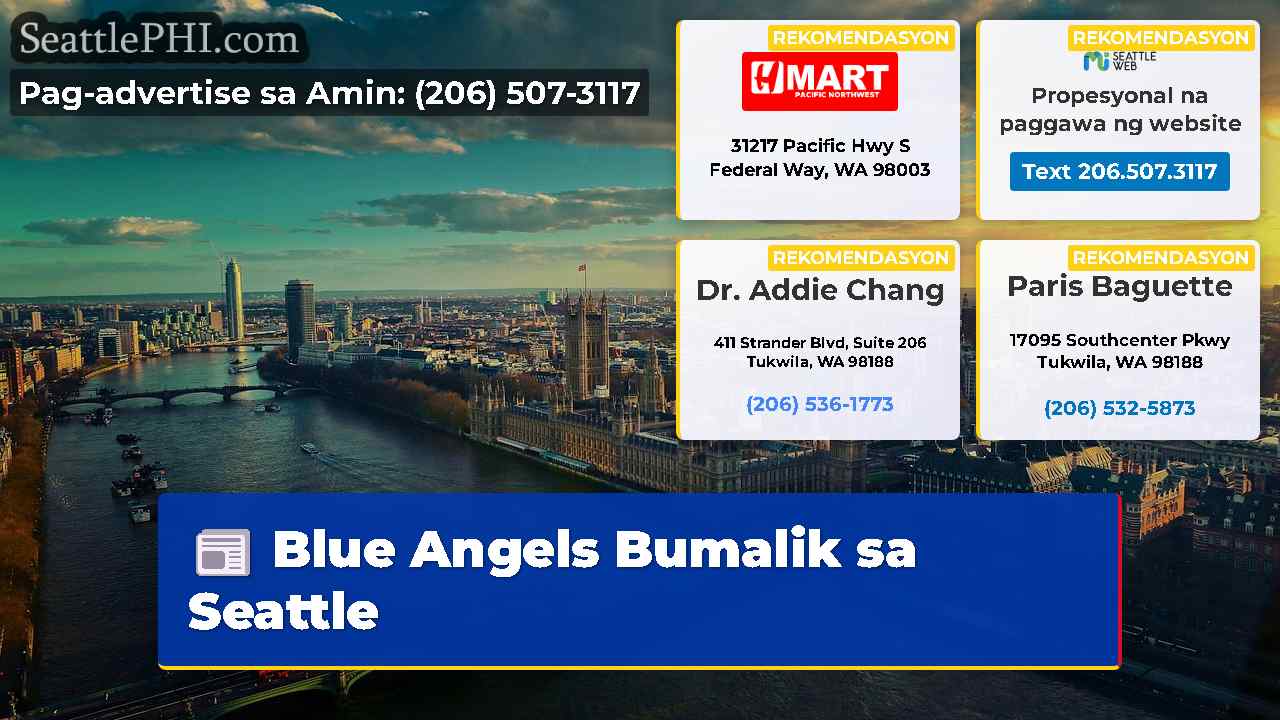Blue Angels Bumalik sa Seattle