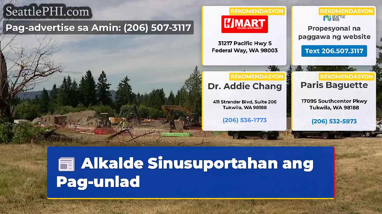 Alkalde Sinusuportahan ang Pag-unlad