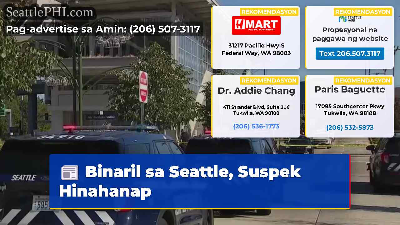 Binaril sa Seattle Suspek Hinahanap