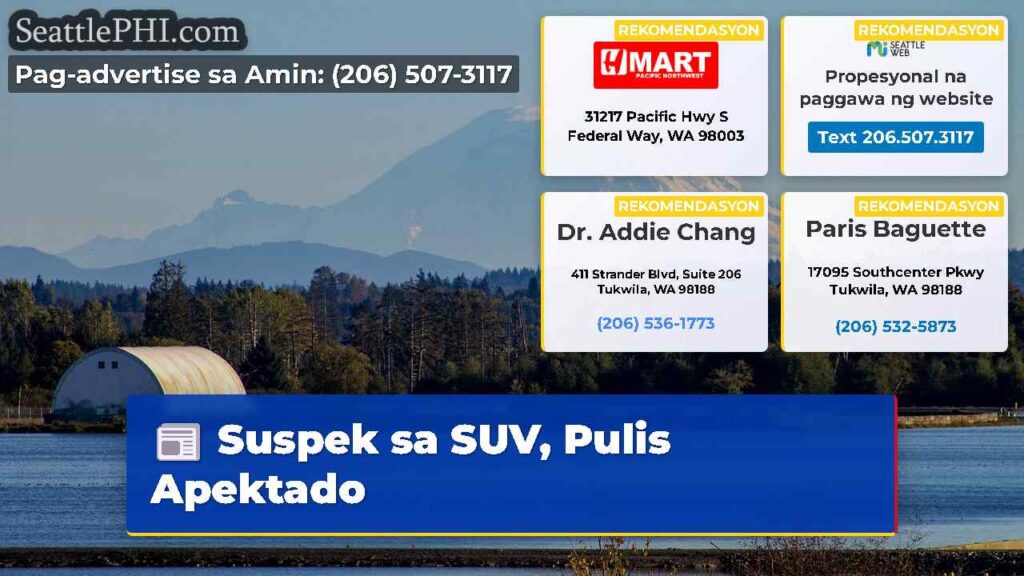 Suspek sa SUV, Pulis Apektado