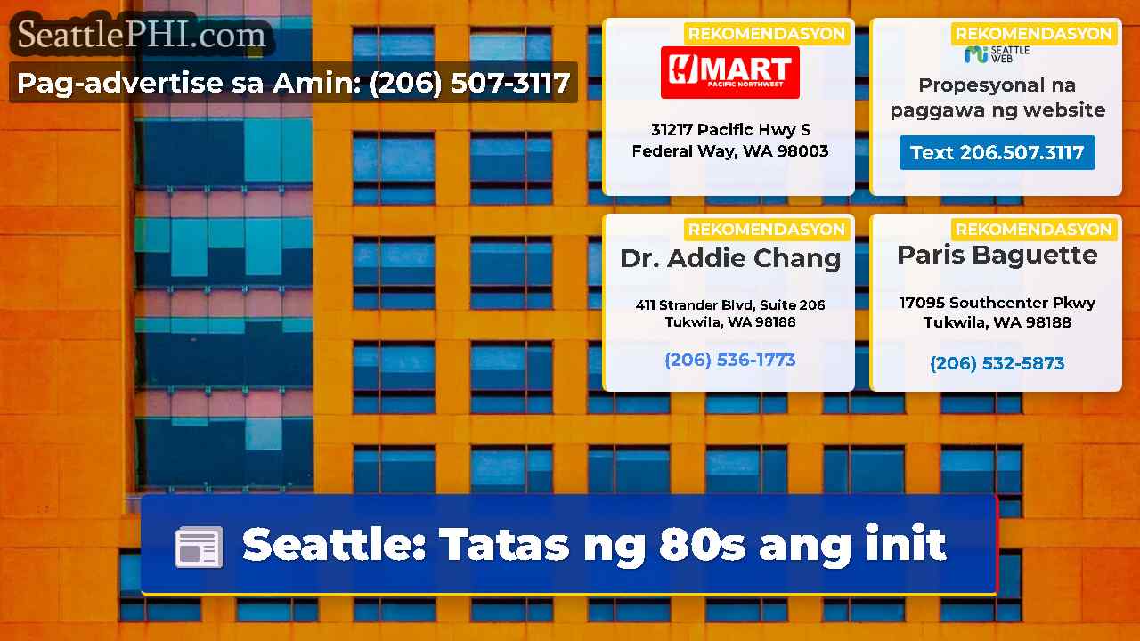 Seattle: Tatas ng 80s ang init