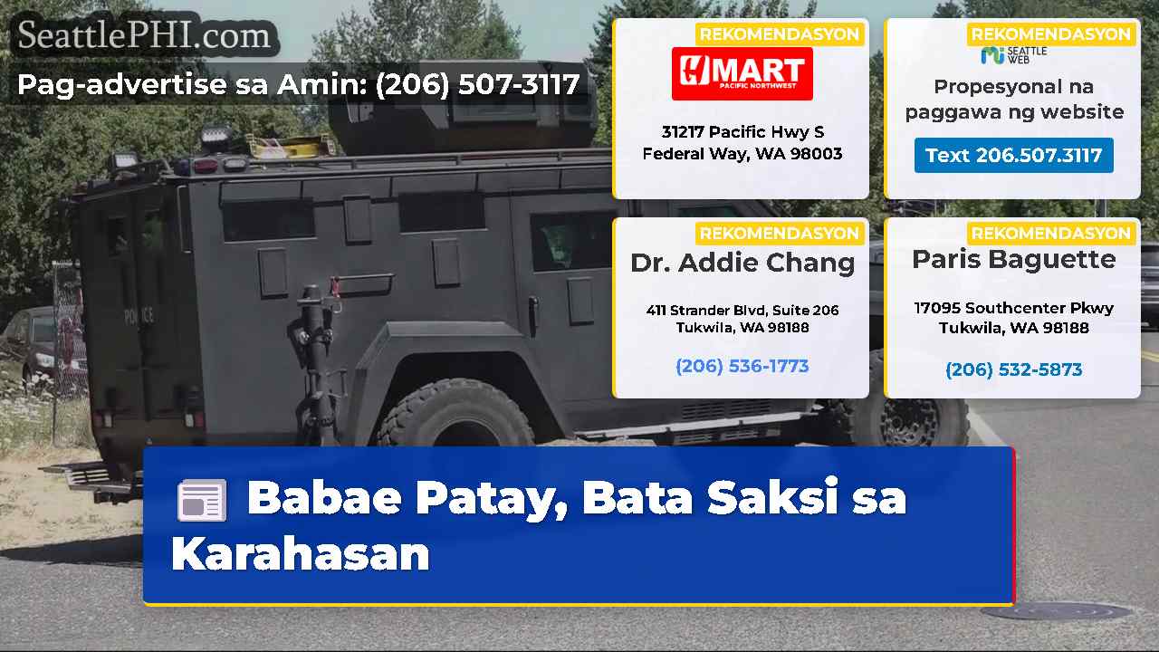 Babae Patay Bata Saksi sa Karahasan