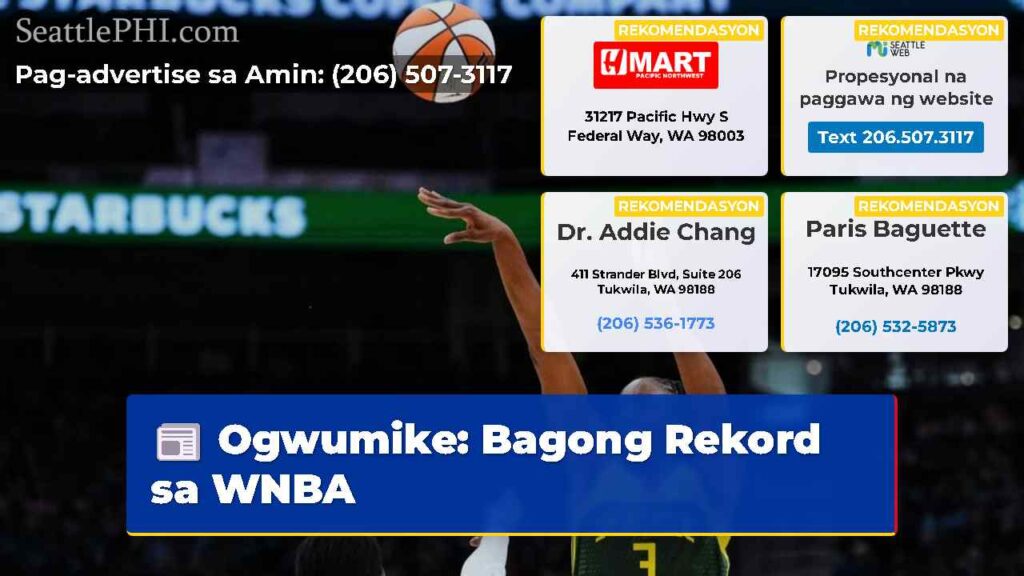 Ogwumike: Bagong Rekord sa WNBA