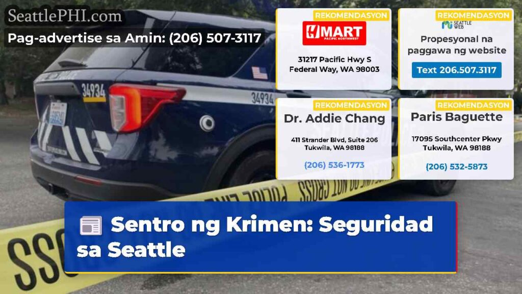 Sentro ng Krimen: Seguridad sa Seattle