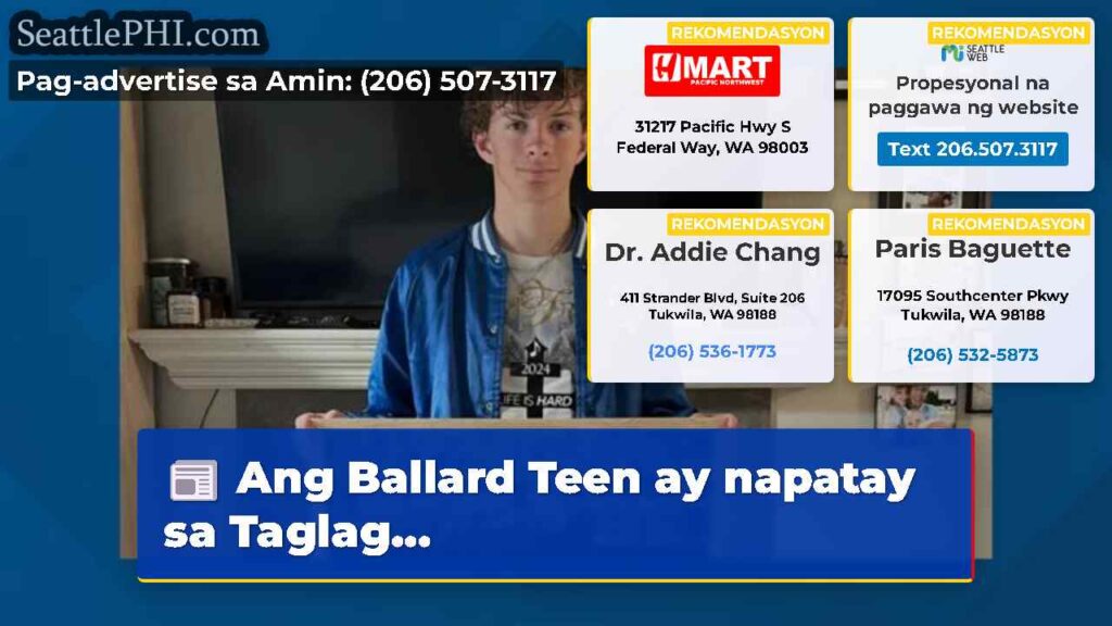 Ang Ballard Teen ay napatay sa Taglag...