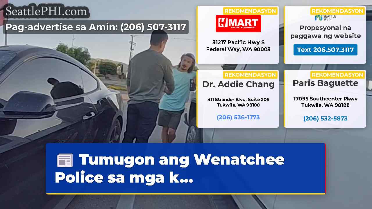 Tumugon ang Wenatchee Police sa mga k…