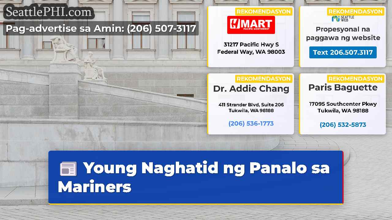 Young Naghatid ng Panalo sa Mariners
