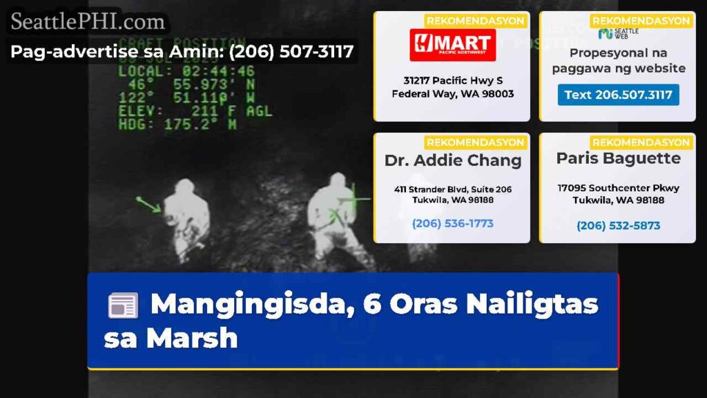 Mangingisda, 6 Oras Nailigtas sa Marsh